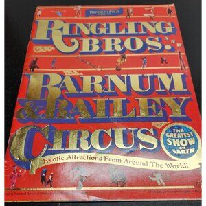 Ringling Bros Barnum & Bailey‎ Circus Souvenir Prog 1986  Greatest Show On Earth